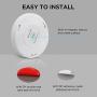 SOAIY Touch Light Battery Powered Ultra-Thin Touch Sensor LED Cabinet Lights, Bedroom, Magnet Stick-on Closet Light, LED Tap Night Lights for Kitchen, Stairs, Bar Pack of 3