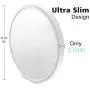 LED Flush Mount Ceiling Light Fixture, 5000K Daylight White 24W(240W Equivalent) 12 Inch Flat Modern Ceiling Lighting, 3200LM Ceiling Lamp for Bathroom Porch, Kitchen, Bedroom, Living Room, Hallway