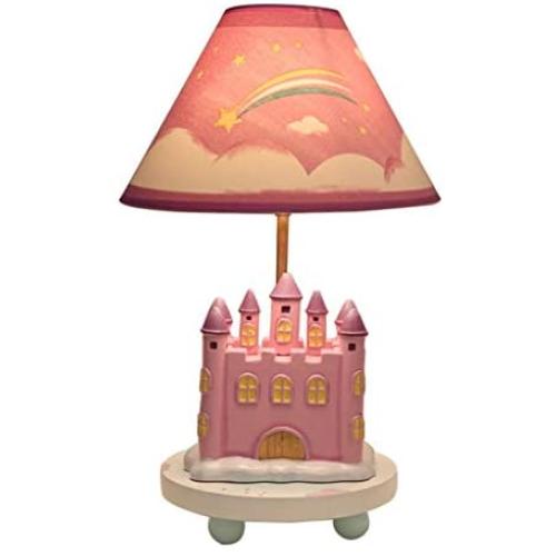 Princess Castle Table Lamp for Kids Creative Cute Bedtime Nightstand Eye-caring Desk Lamps for Children Girls Bedroom Reading Gift