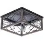 VILUXY Farmhouse Rectangle Flush Mount Ceiling Light Fixture with Wood Shade for Living Room, Hallway, Entryway, Passway, Dining Room, Bedroom, Balcony 4-Light VILUXY Farmhouse Rectangle Flush Mount Ceiling Light Fixture with Wood Shade for Living Room, Hallway, Entryway, Passway, Dining Room, Bedroom, Balcony 4-Light