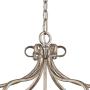 Stella Antique Soft Silver Chandelier 22'' Wide Modern Crystal Glass 6-Light Fixture for Dining Room House Foyer Kitchen Island Entryway Bedroom Living Room - Vienna Full Spectrum