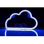 Blue LED Cloud Night Light neon Signs for Wall Decoration Battery and USB Operated Aesthetic Room Decor neon Sign neon Lights for Kids Room, Bar, Living Room, Christmas, Party, Wedding, Halloween