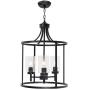 VINLUZ Industrial Pendant Lighting Black 3-Light Kitchen Island Chandeliers Modern with Clear Glass Shade, Foyer Farmhouse Lighting Fixture Ceiling Hanging for Dining Room Entryway VINLUZ Industrial Pendant Lighting Black 3-Light Kitchen Island Chandeliers Modern with Clear Glass Shade, Foyer Farmhouse Lighting Fixture Ceiling Hanging for Dining Room Entryway