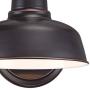 Rustic Outdoor Wall Light Fixture Bronze 11 1/4'' Urban Barn Farmhouse for Exterior House Porch Patio - John Timberland