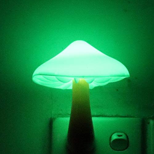 AUSAYE Led Nigh Light,Plug in Nightlight, Dusk to Dawn Sensor Automatic On and Off Night Lights Green