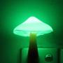 AUSAYE Led Nigh Light,Plug in Nightlight, Dusk to Dawn Sensor Automatic On and Off Night Lights Green