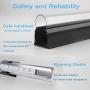 USB Black Light Bar, 10W 1ft T5 Portable UV LED Blacklight Tube Glow in The Dark for Fluorescent Poster Room Bedroom Party Supplies Stage Lighting Halloween Club