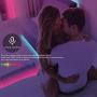 JVMU LED Strip-Lights Bluetooth-Control Changing Decoration-Bedroom 16.4ft 1 Roll RGB 5050 LED Lights with APP Bluetooth Controller Bedroom, Party, Kitchen,Chrismas Decoration