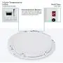 Lineway Motion Sensor Ceiling Light with 30s/180s Timeout Adjustable 3 Color Temperature, 3000K/4000K/6000K, 15W 1500lm Round LED Flush Mount Lighting Fixture for Closet Pantry Porch Stair Laundry