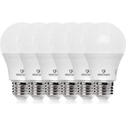 Great Eagle 100W Equivalent LED Light Bulb 1500 Lumens A19 5000K Daylight Non-Dimmable 15-Watt UL Listed (6-Pack)