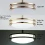 COTULIN 2-Light Modern Gold Metal Flush Mount Ceiling Light,Ceiling Light Fixture for Living Room Bedroom Dining Room Kitchen Hallway Corridor,Lighting Fixture Ceiling Lamp Perfect for Home Decor