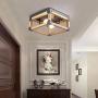 Maxax Flush Mount Ceiling Light Farmhouse Flush Mount Close to Ceiling Lamp 2-Light for Kitchen Island Dining Room Bedroom Foyer Hallway