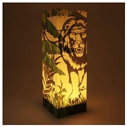 Lion Paper Lanterns Decorative Creative Novelty Paper Lanterns Collapsible Safety Material USB Low Power Energy Save Lamp Hall Bedroom Baby Room Christmas Decor Kids Adult Friends Gift