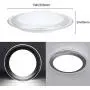 DLLT 22W LED Flush Mount Ceiling Light Fixture, Round Bright Disk Light Panel Wall Ceiling Down Lights,6000K Cool White, Perfect for Kitchen, Dining Room, Balcony , Study, Bedroom