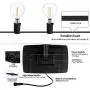 29Feet Solar String Lights Outdoor G40 Patio Lights with 25 LED Shatterproof Bulbs, 4 Light Modes, Weatherproof Hanging Lights for Backyard Bistro Pergola Party Decor, E12 Base, 2700K, Black 29Feet Solar String Lights Outdoor G40 Patio Lights with 25 LED Shatterproof Bulbs, 4 Light Modes, Weatherproof Hanging Lights for Backyard Bistro Pergola Party Decor, E12 Base, 2700K, Black