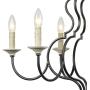 Lampundit 6-Light Farmhouse Chandelier for Dining Room Kitchen Island Lighting Hanging Fixture, 27.5 inches Diameter, Oil Black & Gray Finish Lampundit 6-Light Farmhouse Chandelier for Dining Room Kitchen Island Lighting Hanging Fixture, 27.5 inches Diameter, Oil Black & Gray Finish