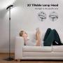 Miroco LED Floor Lamps, Mother Daughter Floor Lamp with 4 Brightness Levels & 4 Color Temperatures, 1H Timer, Torchiere Floor Lamp, Adjustable Reading Standing Lamp for Office Bedroom Living Room
