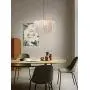Modo Lighting White Feather Pendant Light 1 Light Modern Decor Chandelier Hanging Lights (17'')