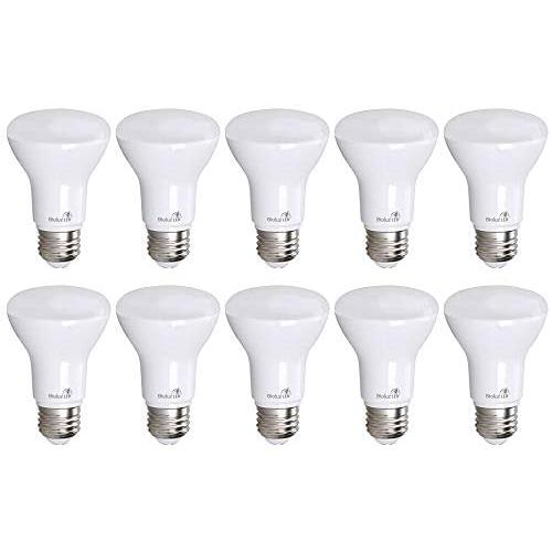 10 Pack Bioluz LED BR20 LED Bulb Dimmable 7W = 50 Watt Replacement Soft White 3000K Indoor/Outdoor Floodlight LED Bulbs Medium Base E26 UL Listed (Pack of 10)