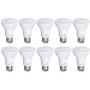 10 Pack Bioluz LED BR20 LED Bulb Dimmable 7W = 50 Watt Replacement Soft White 3000K Indoor/Outdoor Floodlight LED Bulbs Medium Base E26 UL Listed (Pack of 10)