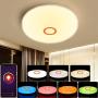 Huamai LED Ceiling Light 50W WiFi Control Ceiling Light, dimmable, Multi-Color, Voice Control and APP Control and Remote Control, Compatible with Alexa and Google Assistant. Indoor Party Light
