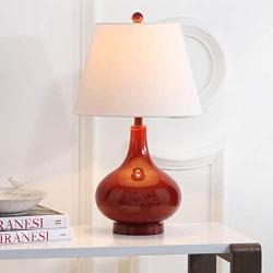 Safavieh Lighting Collection Amy Gourd Glass Table Lamp