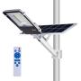 100W Solar Street Flood Lights，APONUO Outdoor Street Light 5000 Lumens Solar Powered Flood Lamp with Remote Control High Brightness Dusk to Dawn for Yard, Driveway, Swimming Pool, Basketball Court, St