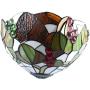 Tiffany Table Lamp Cover Colored Glass Lamp Shade Mediterranean Style Lampshade for Table Lamp Bedroom Dining Room (025)