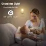 LOHAS Dimmable Night Light, LED Night Light with Dusk to Dawn Sensor, Soft White 3000K Plug-in Night Light for Kids, Adjustable Brightness 5-80LM Cute Night Light for Bedroom Bathroom Hallway, 6 Pack