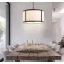 JONATHAN Y JYL3510A Thatcher 17'' Metal LED Pendant Light, Traditional, Transitional for Kitchen, Living Room, Oil Rubbed Bronze