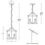 LNC Farmhouse Chandeliers for Dining Rooms with Faux Wood Finish, W13''xH17.1