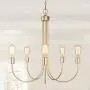GEPOW Gold Chandeliers, Modern 5 Light Fixture for Dining Room GEPOW Gold Chandeliers, Modern 5 Light Fixture for Dining Room