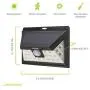 Mr Beams Solar Wedge Plus 24 LED Security Outdoor Motion Sensor Wall Light, 2 pack, Black, 2 Count