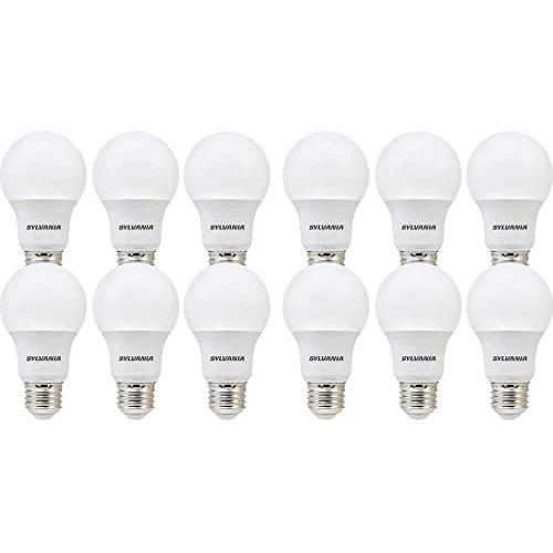 LEDVANCE 74471 Sylvania, 40W Equivalent, LED Light Bulb, A19 Lamp, 12 Pack, Soft White, Energy Saving & Longer Life, Value Line, Medium Base, Efficient 6W, 2700K, 12 Count