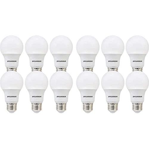 LEDVANCE 74471 Sylvania, 40W Equivalent, LED Light Bulb, A19 Lamp, 12 Pack, Soft White, Energy Saving & Longer Life, Value Line, Medium Base, Efficient 6W, 2700K, 12 Count