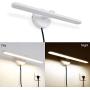 MantoLite LED Wall Light,15inch Aluminum Frame Picture Lighting,White Plug-in with Switch for Bathroom Mirror Lamp Fixture Modern Home Restaurant Bedside Wall Lamps Sconces,11W 880LM 3000K