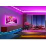 KINGLUX led Strip Lights,RGB Strips for HDTV 7 ft RGB USB Powered LED Light Strip with RF Remote,TV Backlight Kit for Flat Screen TV,5V RGB Strips