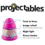 Projectables Disney Princess LED 8 Image Night Light, Powered by Micro-USB Plug-in or Battery Operated, Moana, Cinderella, Rapunzel, Jasmine, and More, Ideal for Bedroom, Nursery, 43684