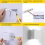 2 Pack Modern Wall Sconce 10W, Lightess White Up Down Wall Mount Lights Metal Mini LED Wall Lamp for Living Room Bedroom Hallway Decor, Cool White, O1182TP