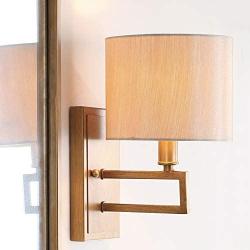 Safavieh Lighting Collection Catena Antique Gold 9.5-inch Wall Sconce (Set of 2)