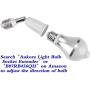 Motion Sensor Light Bulbs, Aukora 12W (100-Watt Equivalent) E26 Motion Activated Dusk to Dawn Security Light Bulb Outdoor/Indoor for Front Door Porch Garage Basement Hallway Closet(Warm White 2 Pack)