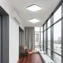 Square LED Ceiling Light Fixture,18W (150 Watt Equivalent) Hallway LED Flush Mount Light,11 Inch 2000lm LED Ceiling Lamp for Kitchen Bathroom,IP65 (Used Outdoor),6500K Bright White