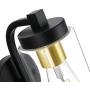 Wall Sconce 1 Light Bathroom Vanity Lighting with Clear Glass Shade Indoor Modern Wall Light Mount Light Suitable for Bathroom & Living Room
