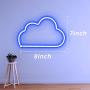 Ifreelife Cloud Neon Signs Neon Lights LED Night Light Wall Decor Lights USB Charging/Battery Operated Decorative Lights for Home, Bedroom, Bar, Christmas/Wedding/Birthday Party