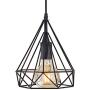 Combuh Pendant Light Industrial Chandelier Vintage Ceiling Light Fixture Hanging Light for Dining Room Table Kitchen Island Hallway E26 Socket (Bulb not Included)