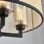 Saint Mossi Mordern 4-Light Chandelier Lighting Flush Mount LED Ceiling Light Fixture Pendant Lamp for Dining Room Bathroom Bedroom Livingroom