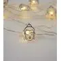 LED Wire Lights, LED String Lights, Battery Operated String Lights with 36 Buddha Head Shaped Warm LEDs for Party, Bedroom, Kitchen, Patio, Deck and more, 12 Feet Long