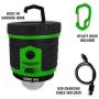 Tough Light USB Rechargeable LED Lantern - Hanging Tent Lamp for Camping, Outdoors, Hurricane or Power Outage - 400 Hours of Light from One Charge! Candle Feature - 1,000 Lumens - 2 Year Warranty