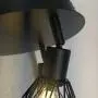 Ganeed Semi-Flush Mount Ceiling Light,3-Lights Industrial Multi Directional Ceiling Light Fixtures,Iron Cage Ceiling Lamp Pendant Lighting for Farmhouse Island Dining Room Hallway Bedroom