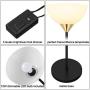 Floor Lamp,Dimmable Standing Floor Lamp for Living Room,Bedroom,Office,Reading & Working,12W 2700K Warm White LED Bulb Included ,69inch Modern Tall Standing Pole Light,Uplight,Black